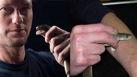 美國一名男子弗里德（Tim Friede）在20年間竟主動被蛇咬，成功對多種毒蛇產生免疫反應，更提供科學家與生技公司研究、製作血清，幫助有需要的人。（圖／翻攝自Instagram／timfriede794）