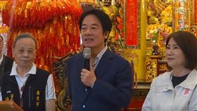 總統賴清德赴屏東慈鳳宮參香祈福（圖／翻攝畫面）