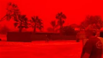 海灣成血紅空間　專家驚：非相機鏡頭壞掉