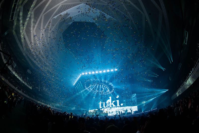 tuki.第一次海外演就獻給台北。(圖/翻攝自X平台 @uki_music_)