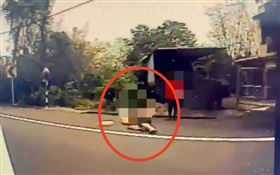 台南,婦人,貨車,輾斃,內臟破裂（圖／翻攝畫面）