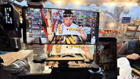 艾倫,艾里斯,烏魚子,糖葫蘆,台南,糖伯伯,YTR,大胃王（圖／記者林昱孜攝影）