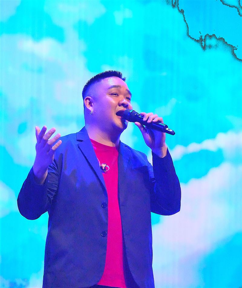 林道遠分享在基督信仰上的見證故事。(圖/藝起發光X蒙福教會)