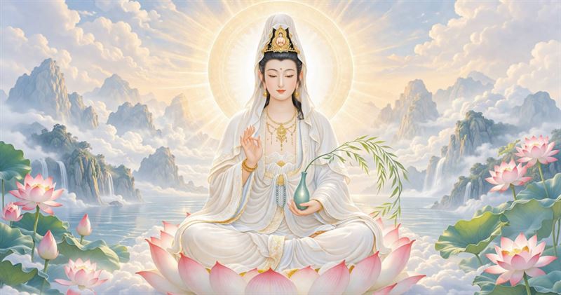 4月6日為觀音生辰。（圖／AI示意圖）