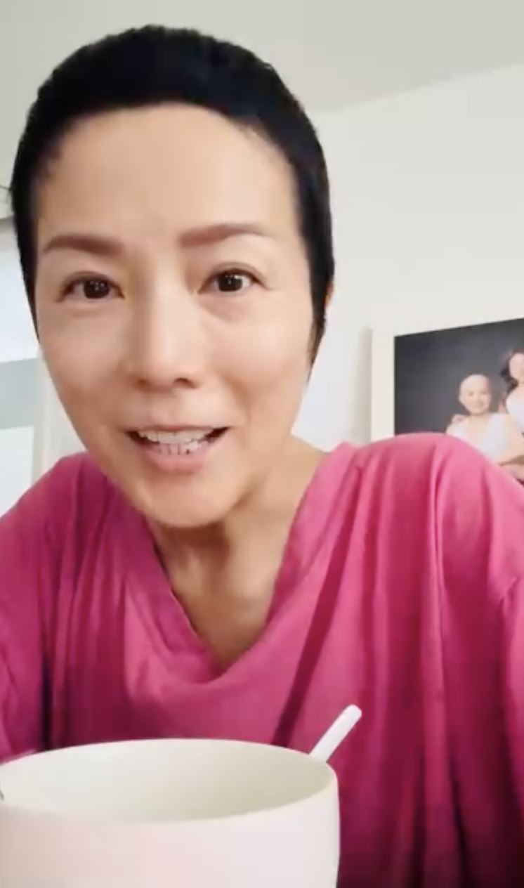 吳文忻兩年前乳癌復發。(圖/翻攝自吳文忻IG)