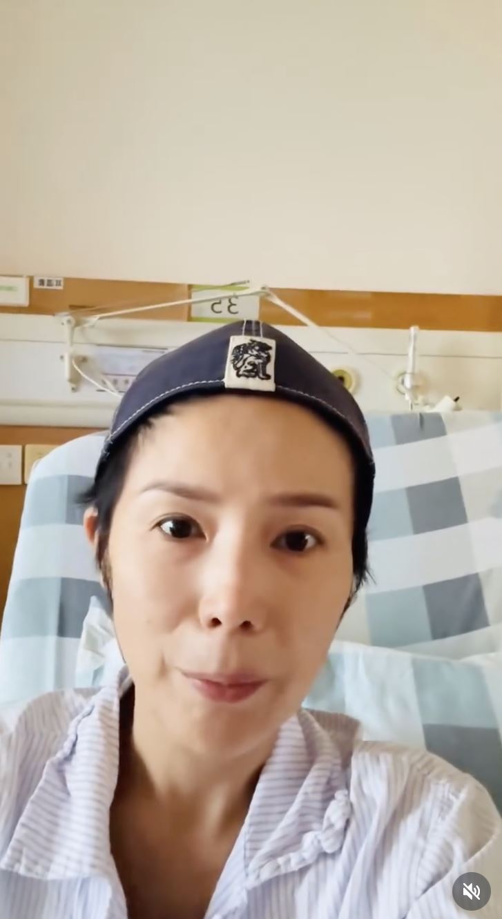 吳文忻乳癌又確診肺炎。(圖/翻攝自吳文忻IG)