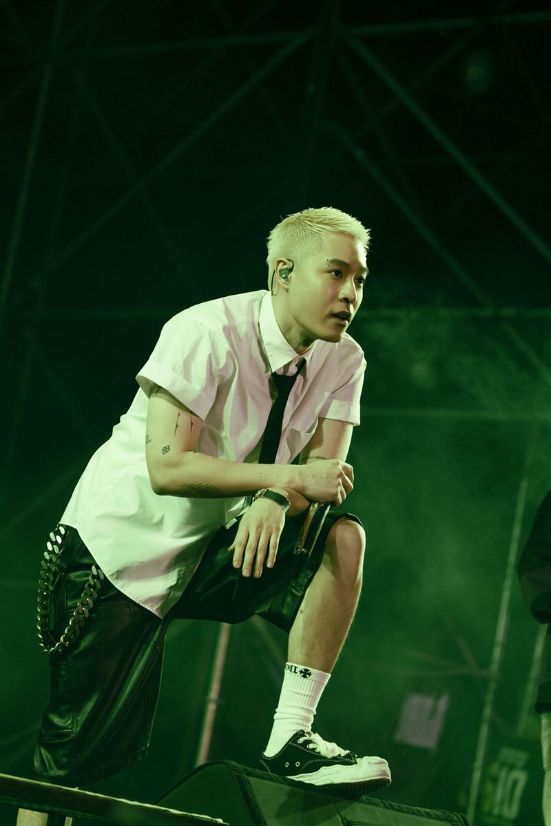 周湯豪首登「台灣祭」炸翻全場。（圖／環球音樂提供）