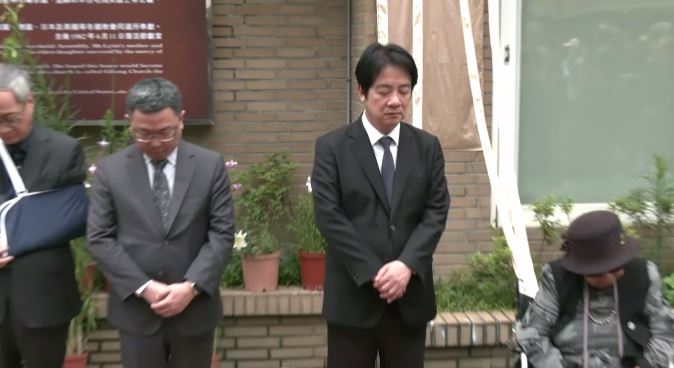 賴清德總統今（5）日出席原林義雄宅邸的地義光教會「具轉型正義意涵場址」揭牌儀式。（圖／翻攝畫面）