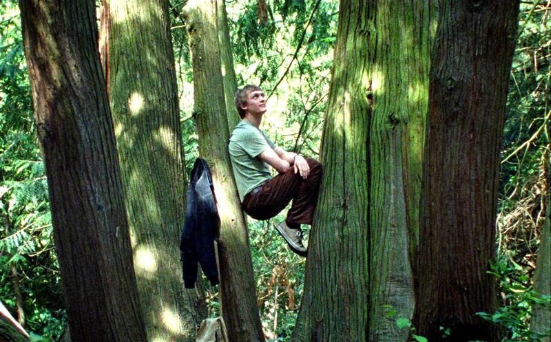 恩佐布魯姆在電影中受到植物觸動, 可愛的演出獲國際影媒盛讚是「物種之間的最浪漫傳遞」。（圖／海鵬影業提供）