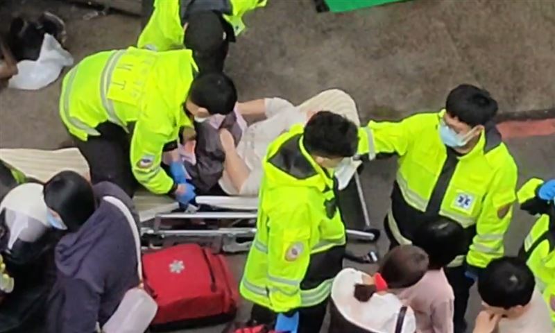 陳男疑似毒駕，一共造成5人受傷。（圖／翻攝畫面）