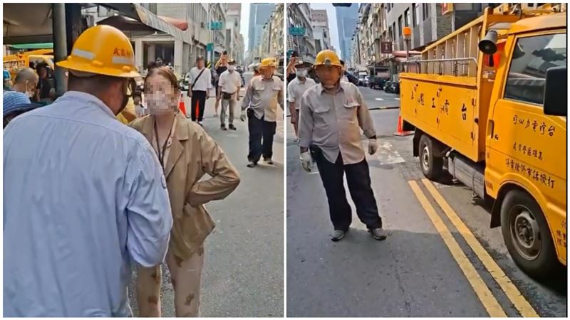 婦不爽停電 竟砸台電工程車、對警吐口水