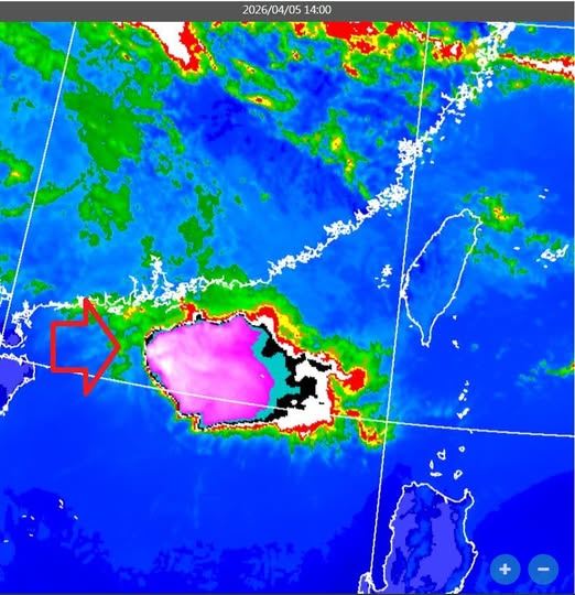 鄭明典提醒雨停了別鬆懈，「這雲系最容易致災」。（圖／翻攝自鄭明典臉書）