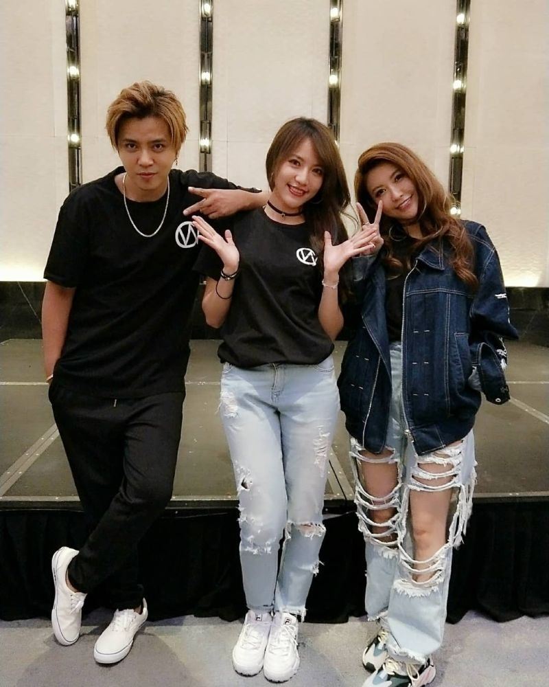 李國毅老婆橘子當過羅志祥演唱會專屬舞者，私下與女星愷樂是閨蜜。（圖／甘煖琳臉書）