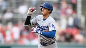 大谷翔平本季第2轟出爐。（圖／美聯社／達志影像）