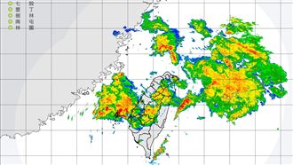 新／8縣市大雨特報　注意雷擊、強陣風