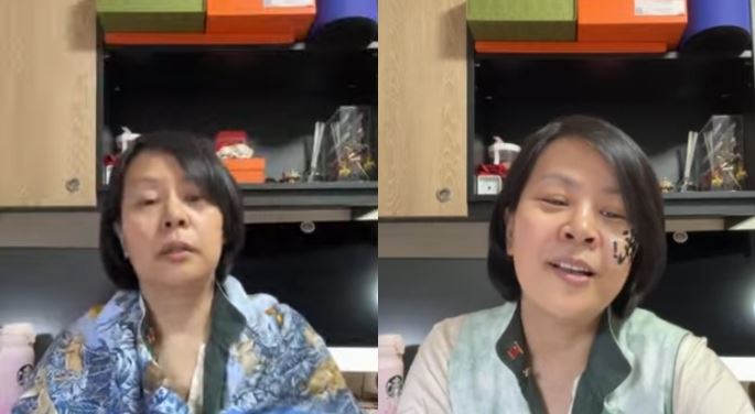 李貞秀直播時認了自己2022覺得自己能選竹北市長（組合圖／翻攝自李貞秀YT）