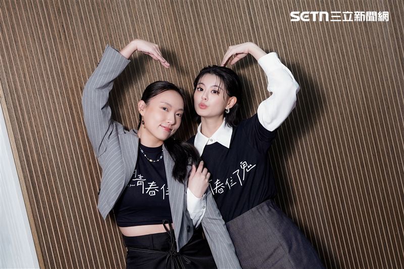 李雪、陳昱廷接受《三立新聞網》專訪。（圖／記者趙于瑩攝影）