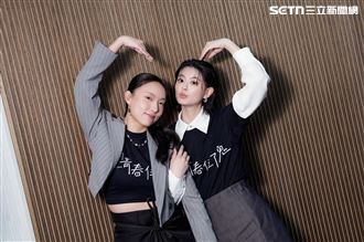 李雪、陳昱廷接受《三立新聞網》專訪。（圖／記者趙于瑩攝影）