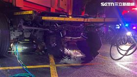 南投,車禍,死亡,大貨車,機車,19歲,女騎士（圖／翻攝畫面）