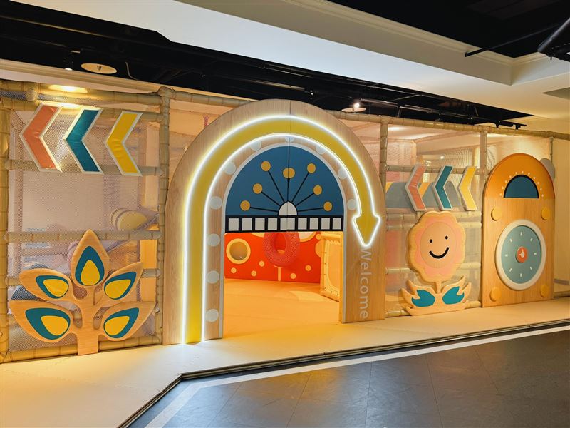 石門福華設有寬敞跑酷遊戲室大受親子族群好評。（圖／飯店旅宿業者提供）