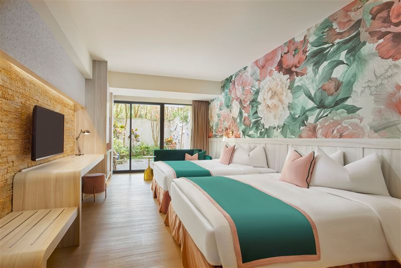 墾丁凱撒大飯店「花園客房」。（圖／飯店旅宿業者提供）