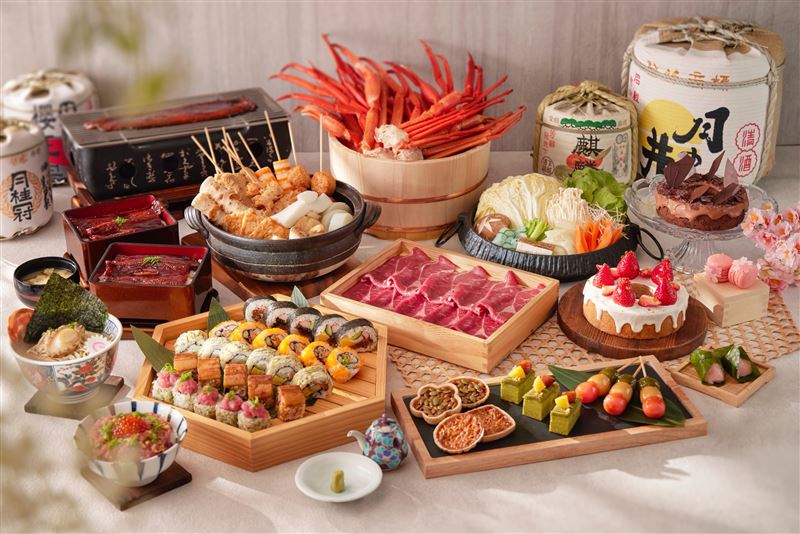 台北喜來登十二廚「春日和食饗宴」。（圖／飯店旅宿業者提供）
