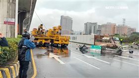 追行人悲亡1200。新北泰山、曳引車車禍。