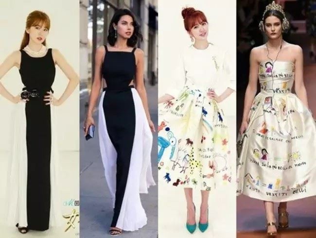 當年網友陸續找到不少尹恩惠疑似抄襲大品牌的證據，《女神新裝》中向電影女主角致敬的主題，尹恩惠設計的黑白長裙與Valentino秋冬款，緞面塗鴉長裙也與Dolce&amp;Gabbana都頗為相似。(資料照)