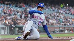 紐約大都會隊當家球星索托（Juan Soto）進入傷兵名單。（圖／美聯社／達志影像）