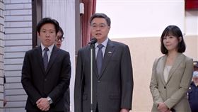 行政院長卓榮泰今（7）日上午赴立法院施政方針及施政報告並備詢前受訪。（圖／翻攝畫面）