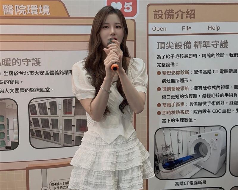 金海莉化身浪浪守護官出席寵物展。（圖／財團法人流浪動物之家基金會提供）