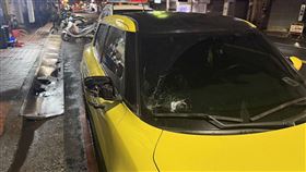 台中大里隨機砸車！KTV男「醉到斷片」喊全忘了　車主嘆：衰爆了（圖／翻攝畫面）