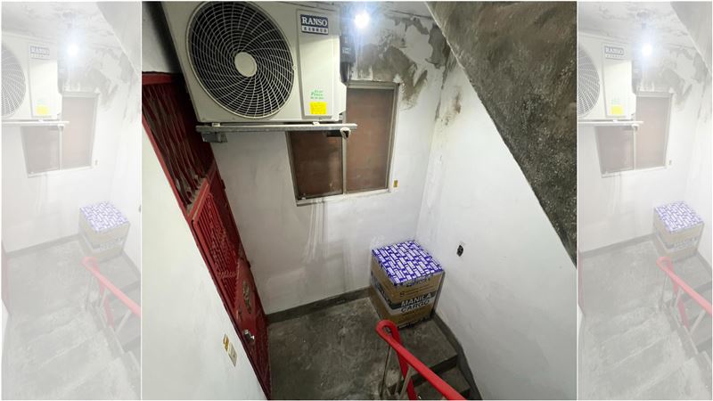 冷氣室外機裝公寓樓梯間!誇張畫面曝光