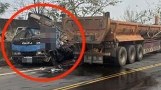 新/南投砂石車逆撞3車!男嵌駕駛座慘死