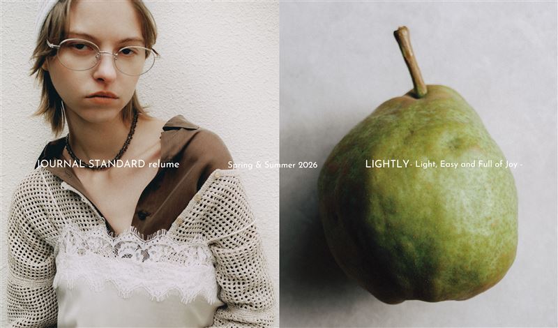 JOURNAL STANDARD relume 26SS 女裝系列。（圖／品牌業者提供）