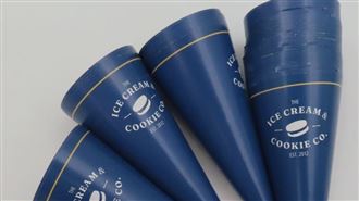 知名冰淇淋出包！甜筒紙托含螢光增白劑
