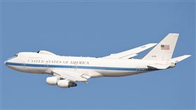 被譽為「末日飛機」的波音E-4B，號稱能抵抗核戰等強力侵襲、確保國安高層的指揮。（圖／翻攝自美國空軍）