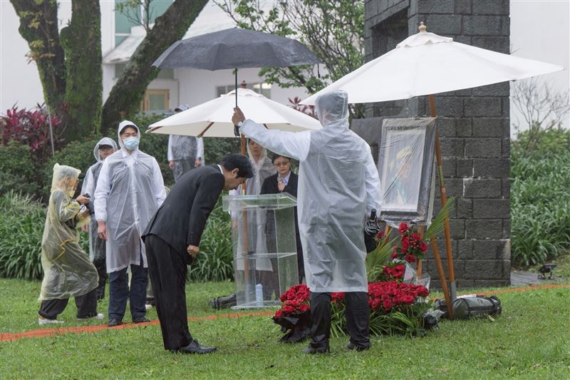 賴清德總統今（7）日出席「鄭南榕殉道37周年追思紀念會」。（圖／總統府提供）