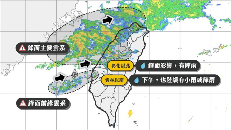 還有強降雨?各地降雨時程曝 最快這時放晴