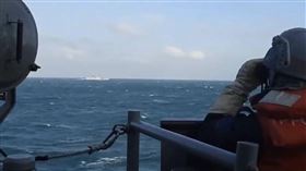 中共軍演　海軍田單艦監控中共29日宣布對台軍演，國防部披露海軍田單軍艦監控共艦畫面。（國防部提供）中央社記者游凱翔傳真　114年12月29日