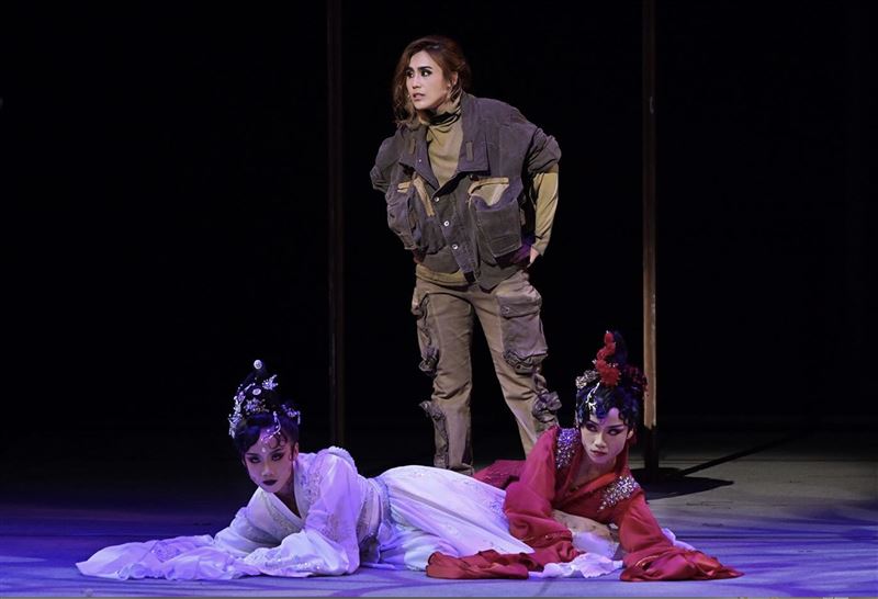 韓杰對決紅白女鬼名場面曝光。（圖／翻攝自陳昭賢Threads）