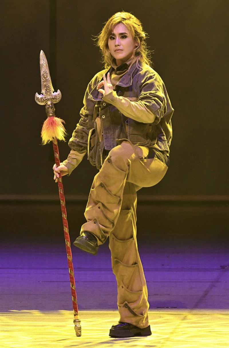 陳昭賢扮演歌仔戲版「韓杰」。（圖／翻攝自陳昭賢Threads）