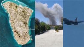 末日倒數！川普預告「文明今晚消亡」，美軍轟炸伊朗石油命脈哈格島。（圖／翻攝自X平台 @RealBababanaras）