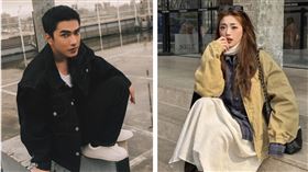 曾敬驊爆熱戀羅念，網友當「鍵盤柯南」挖蛛絲馬跡。（合成圖／翻攝自曾敬驊臉書、羅念IG）