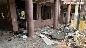 竹崎鄉,嘉義,嘉義縣,爆裂物,大學生,火藥,警消,碎片,牆壁,窗框,威力,高爆性。（圖／翻攝畫面）