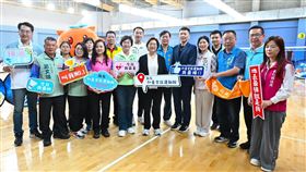 運動部長李洋與彰化縣長王惠美出席「和美全民運動館」（圖／翻攝自王惠美臉書）