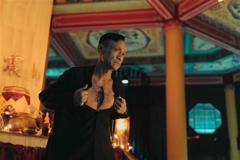 陳以文反派氣場震撼全場。（圖／Netflix提供）