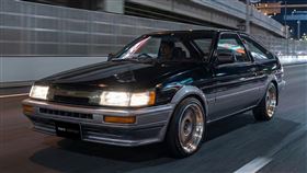 Toyota Corolla Levin AE86修復版。（圖／翻攝TOM'S Racing網站）