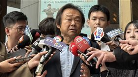 民進黨立委王世堅出席中執會前受訪（圖／記者劉秀敏攝影）