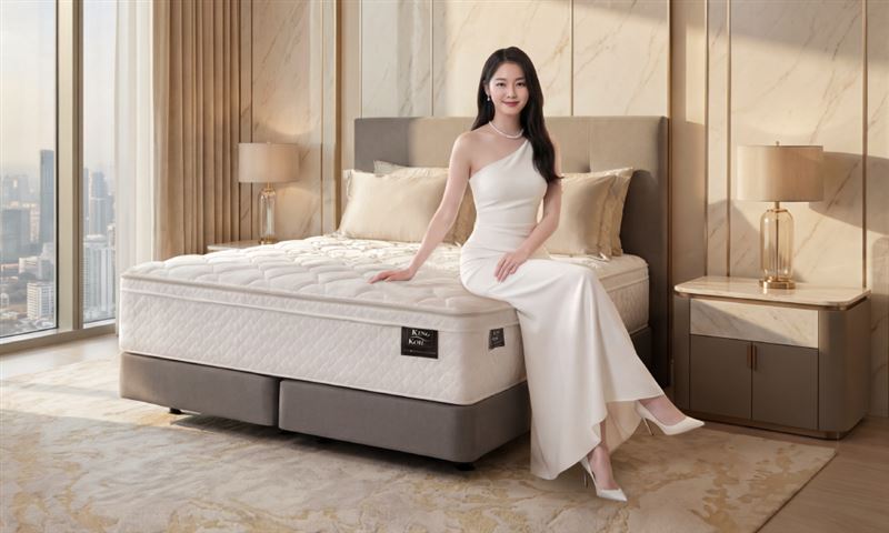 King Koil 推出《五星級睡眠禮遇》母親節檔期活動，把五星飯店睡眠體驗帶回家。（圖／業者提供）